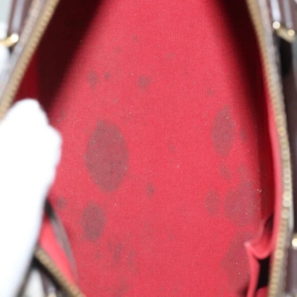 LOUIS VUITTON Damier Ebene Alma Hand Bag N51131 LV Auth 135641 - Picture 13 of 16